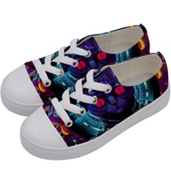 Gamer Life Kids  Low Top Canvas Sneakers by minxprints