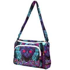 Gamer Life Front Pocket Crossbody Bag by minxprints