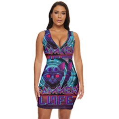 Gamer Life Draped Bodycon Dress by minxprints