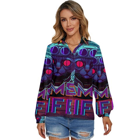 Gamer Life Women s Long Sleeve Button Down Shirt by minxprints