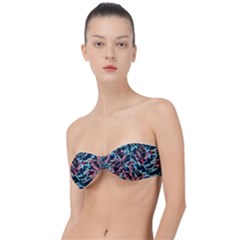 Leaves Leaf Pattern Patterns Colorfu Classic Bandeau Bikini Top  by Semog4