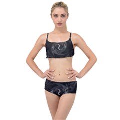 Abstract Mandala Twirl Layered Top Bikini Set by Semog4