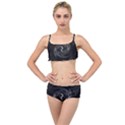 Abstract Mandala Twirl Layered Top Bikini Set View1