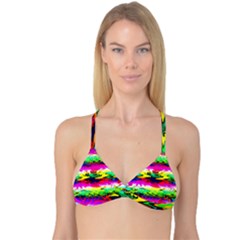 Waves Of Color Reversible Tri Bikini Top by Semog4