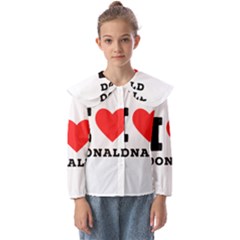 I Love Donald Kids  Peter Pan Collar Blouse by ilovewhateva