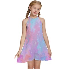 Space-25 Kids  Halter Collar Waist Tie Chiffon Dress by nateshop