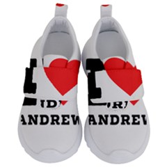 I Love Andrew Kids  Velcro No Lace Shoes by ilovewhateva