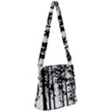 Trees Forest Woods Woodland Trunk Zipper Messenger Bag View1