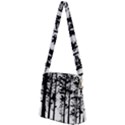 Trees Forest Woods Woodland Trunk Zipper Messenger Bag View2