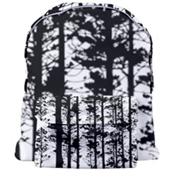 Trees Forest Woods Woodland Trunk Giant Full Print Backpack by Jancukart