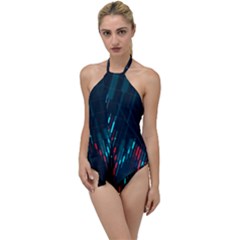 Flag Patterns On Forex Charts Go With The Flow One Piece Swimsuit by Semog4