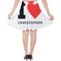 I love Christopher  Velvet High Waist Skirt View2