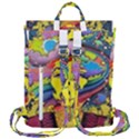 Psychedelic Rock Jimi Hendrix Flap Top Backpack View3