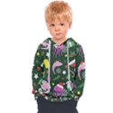 Colorful Funny Christmas Pattern Kids  Overhead Hoodie View1