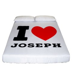 I Love Joseph Fitted Sheet (california King Size) by ilovewhateva