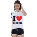 I love joseph Short Sleeve Open Back Tee View1