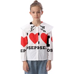 I Love Joseph Kids  Peter Pan Collar Blouse by ilovewhateva