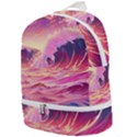 Wave Waves Ocean Sea Zip Bottom Backpack View1