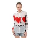 I love michael Long Sleeve Chiffon Shirt View1