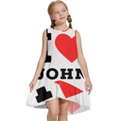 I Love John Kids  Frill Swing Dress by ilovewhateva