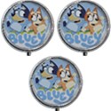 Bluey Shirt, Bluey Bingo Shirt, Bluey T-shirt, Bluey Adult Shirt, Bluey Tee Bluey Birthday Shirt, Bl Mini Round Pill Box (Pack of 3) View1