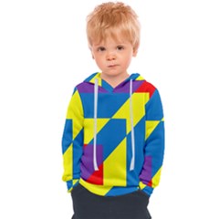 Colorful-red-yellow-blue-purple Kids  Overhead Hoodie by Semog4