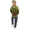 Zig zag chevron classic pattern Kids  Hooded Pullover View2