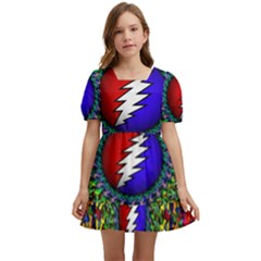 Grateful Dead Kids  Short Sleeve Dolly Dress by Semog4