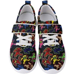 Grateful Dead Pattern Men s Velcro Strap Shoes by Semog4