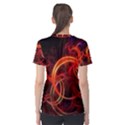 Background Fractal Abstract Women s Sport Mesh Tee View2