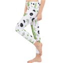 Giant Panda Bear Green Bamboo Lightweight Velour Classic Yoga Leggings View3