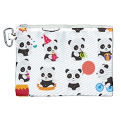 Giant Panda Bear Cuteness Canvas Cosmetic Bag (xl) by Salman4z