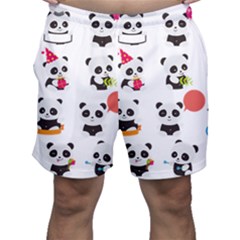 Giant Panda Bear Cuteness Men s Shorts by Salman4z