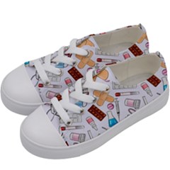 Medicine Kids  Low Top Canvas Sneakers by SychEva