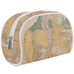 Vintage World Map Physical Geography Make Up Case (large) by Sudheng