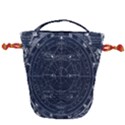 Vintage astrology poster Drawstring Bucket Bag View1