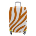 Orange Zebra Vibes Animal Print   Luggage Cover (Small) View1