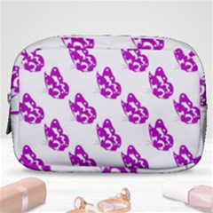 Purple Butterflies On Their Own Way  Make Up Pouch (small) by ConteMonfrey