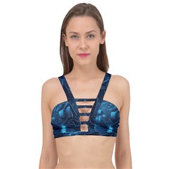 Technology Modern Cage Up Bikini Top by Simbadda