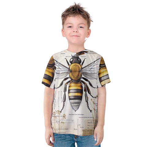 Bee Beekeeping Kids  Cotton Tee by Simbadda