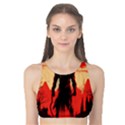 Demon Halloween Tank Bikini Top View1