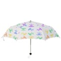 Rainbow Clown Pattern Folding Umbrellas View3