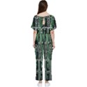 Printed Circuit Board Circuits Batwing Lightweight Chiffon Jumpsuit View2