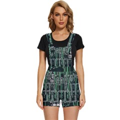 Printed Circuit Board Circuits Short Overalls by Celenk