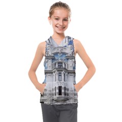 Squad Latvia Architecture Kids  Sleeveless Hoodie by Celenk