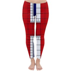 Union Jack Flag Uk Patriotic Classic Winter Leggings by Celenk