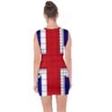 Union Jack Flag Uk Patriotic Lace Up Front Bodycon Dress View2