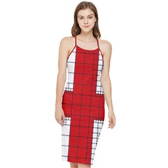 Union Jack Flag Uk Patriotic Bodycon Cross Back Summer Dress by Celenk