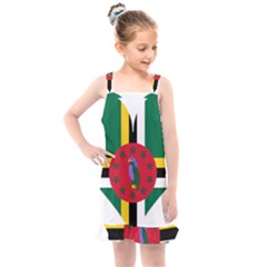 Heart Love Flag Antilles Island Kids  Overall Dress by Celenk