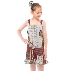 Egyptian Tutunkhamun Pharaoh Design Kids  Overall Dress by Celenk